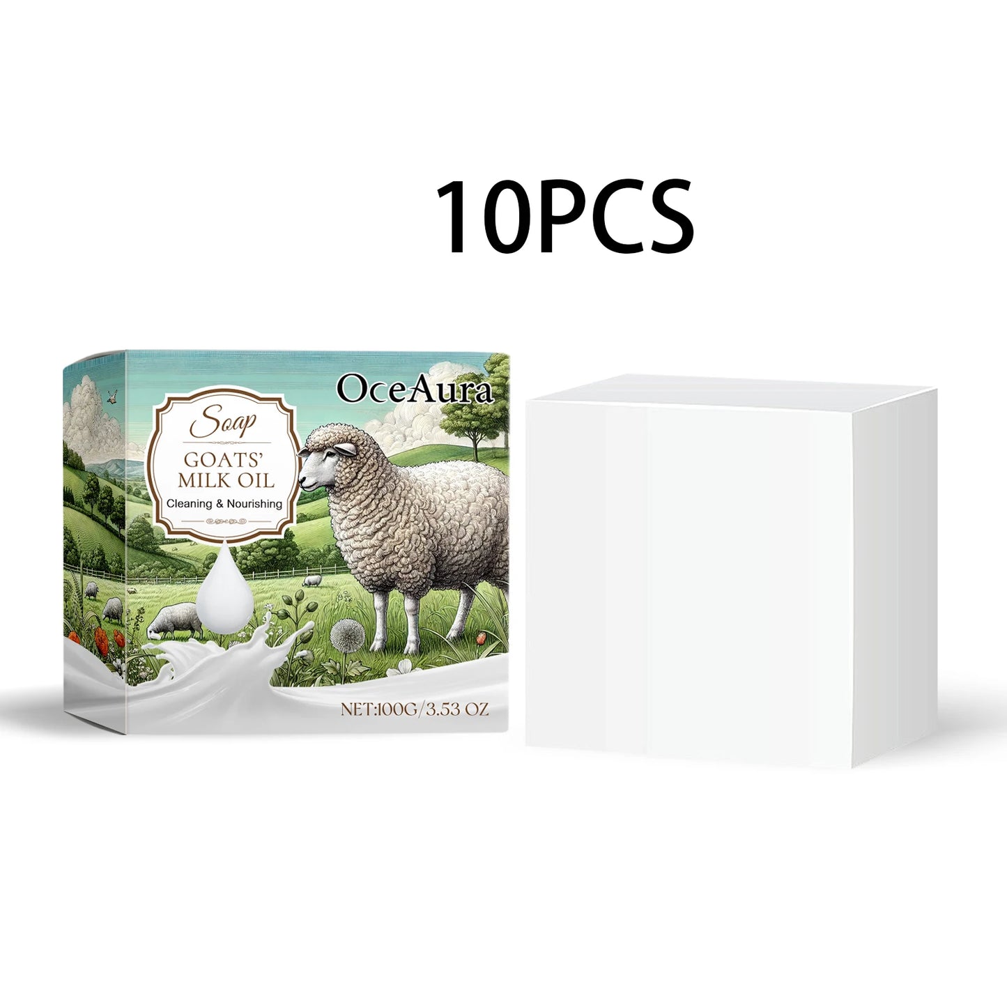OceAura Goats Milk Soap For Oily Skin Moisturizing