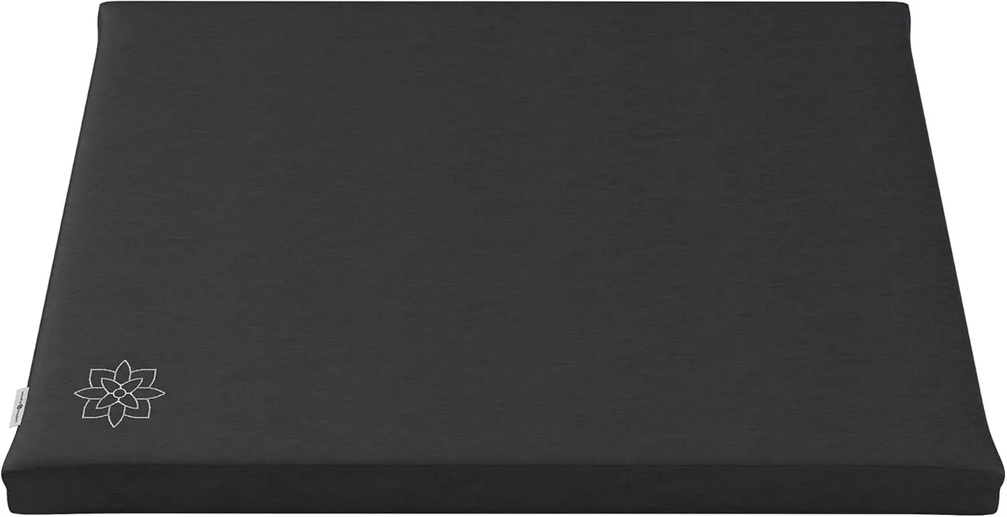 YTYIN Zabuton Meditation Mat Cotton Filled Cushion for Posture