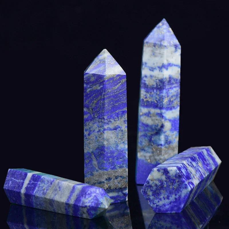 AierCrystal Stone Wand Rose Quartz Amethyst Point Decor