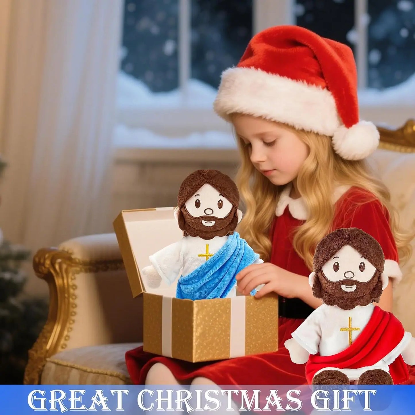Plush Doll Religious Jesus Christening Gift Cotton