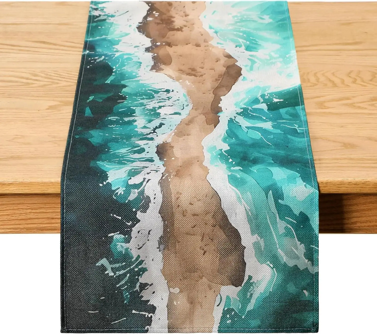 Table Runner Linen Passover Decor For Jewish Holiday Table
