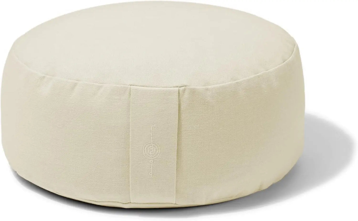 YTYIN Meditation Cushion Zafu Organic Buckwheat Filled