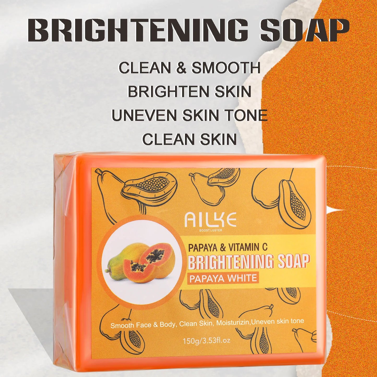 AILKE Natural Kojic Acid Soap for Hyperpigmentation and Brightening