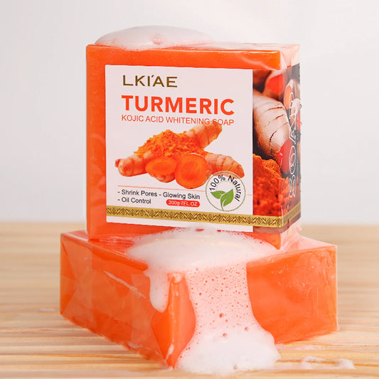 AILKE Turmeric Soap Bar Handmade Whitening Face And Body
