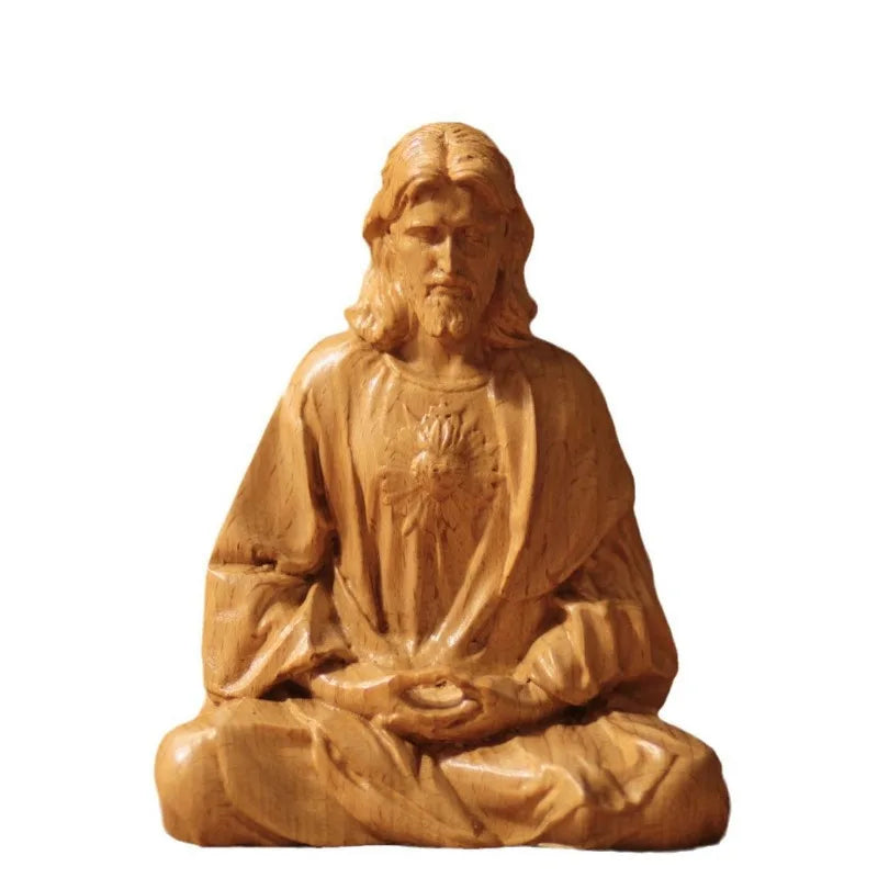 Statue Jesus Christ Contemplation Catholic Home Decor