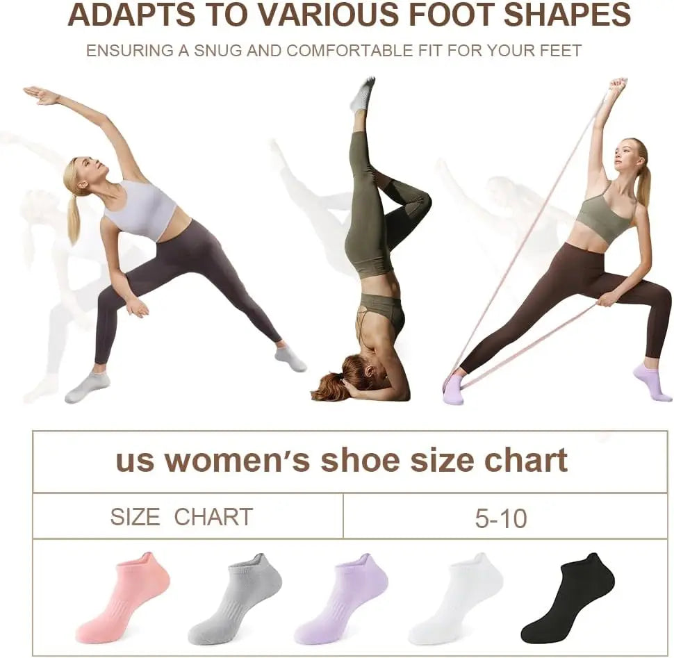 Yoga Socks Non Slip Grip For Women Premium Comfort