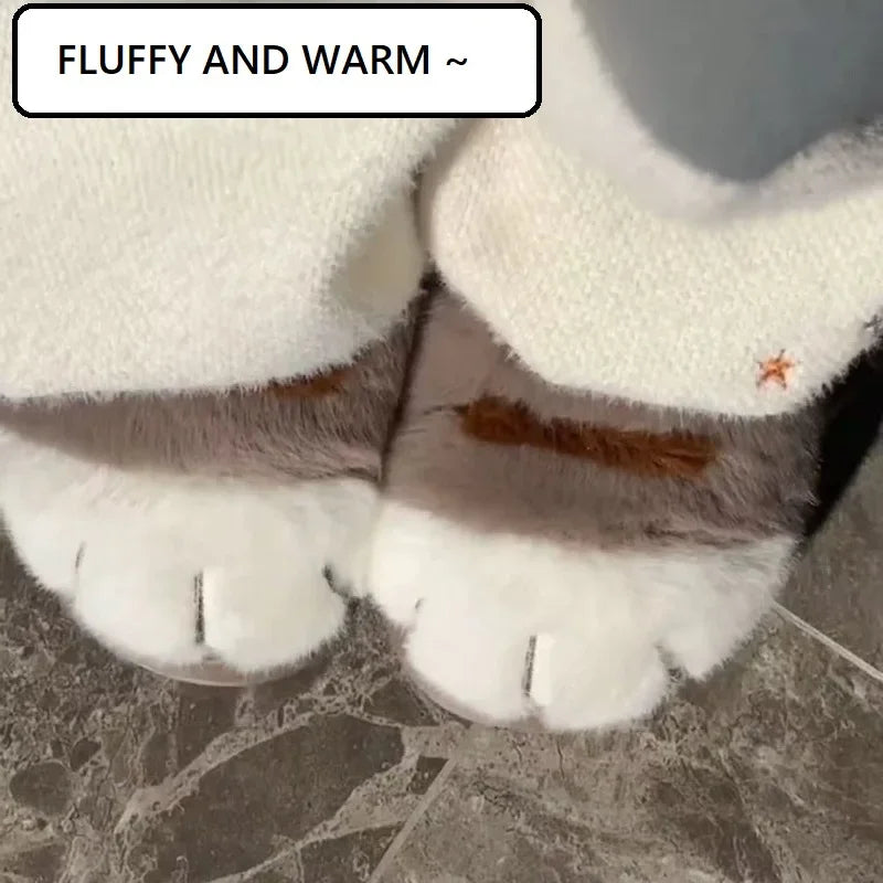 Feerldi Slippers Furry Indoor Outdoor Non Slip Everyday