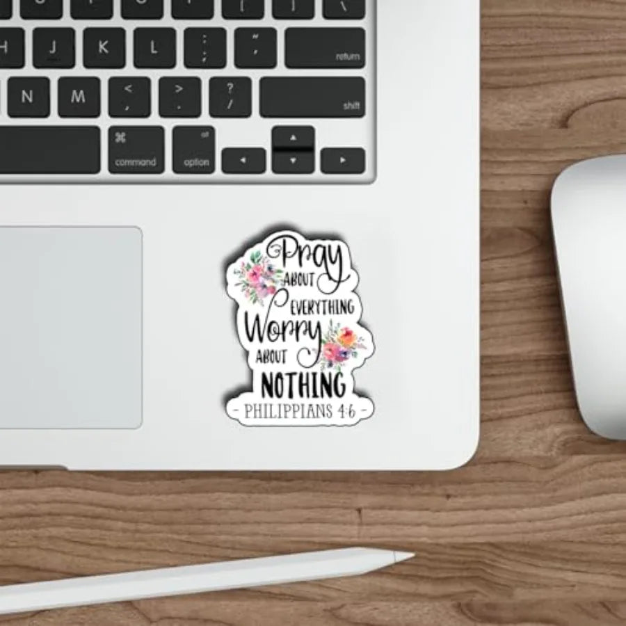 Sticker Set Pray About Everything Worry About Nothing