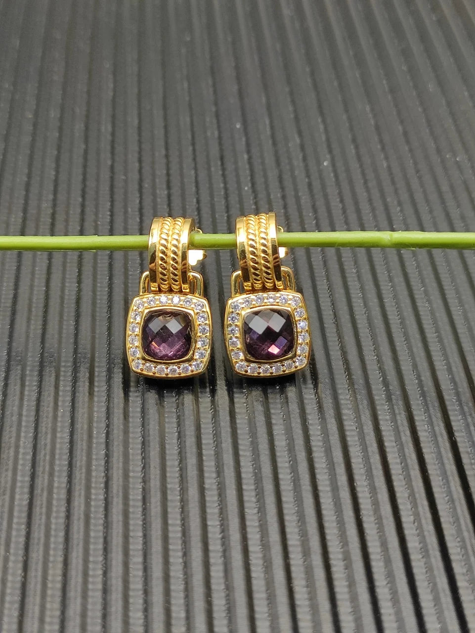 NONECN Earrings Metal Stud Fashion Gift Accessory Elegant